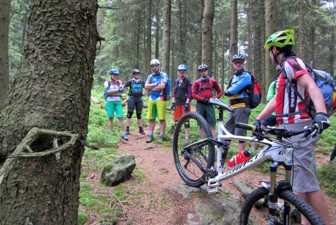 Das Fahrtechnik Camp Level I von  Bayerwald-Bike 