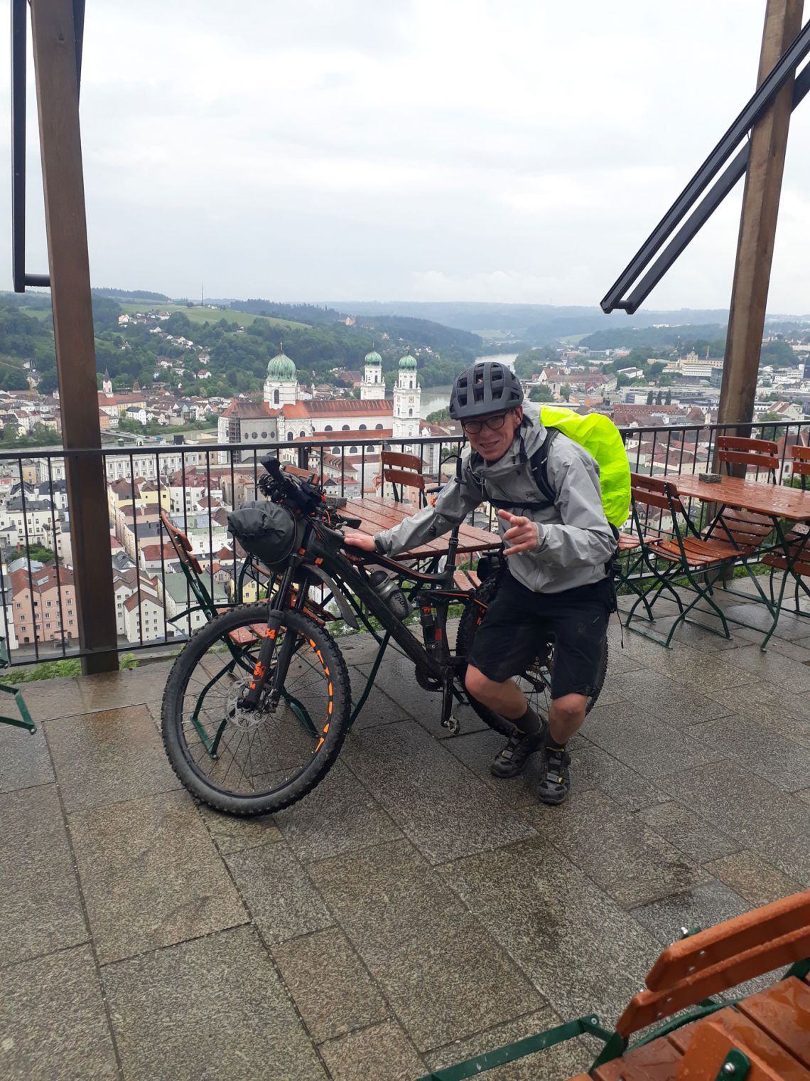 Passau war Start und Ziel von Boris Ringleben auf seiner Trans Bayerwald Tour 