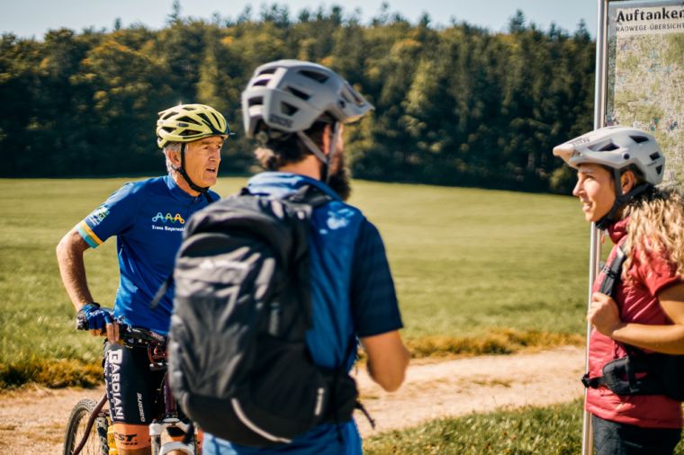 Wegepate Uwe Neumann am DSV Aktiv Zentrum Althütte bei Waldmünchen