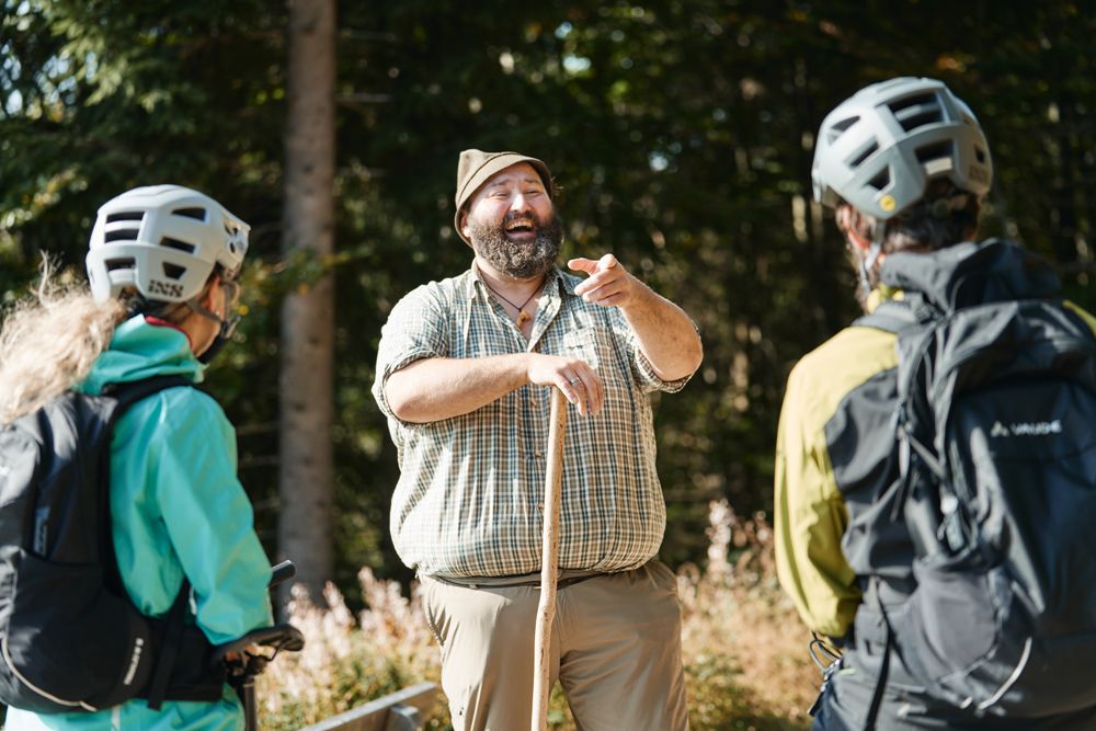 Naturführer Woid Woife auf der Hochzell beim Großen Arber