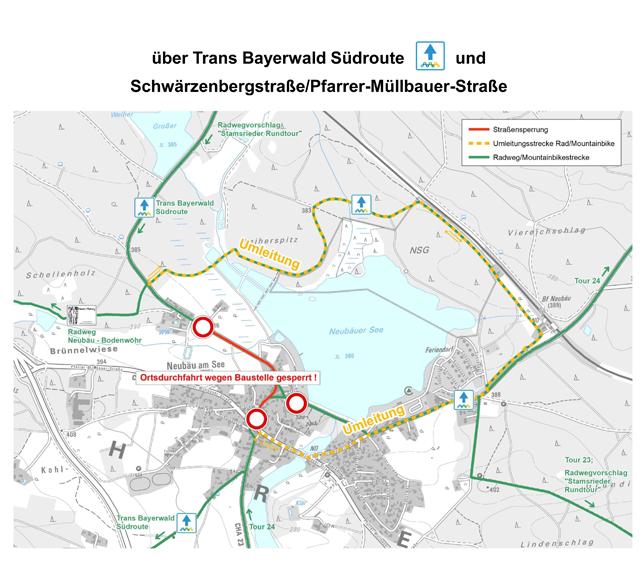 Trans Bayerwald Umleitung Neubäu am See 07_2023