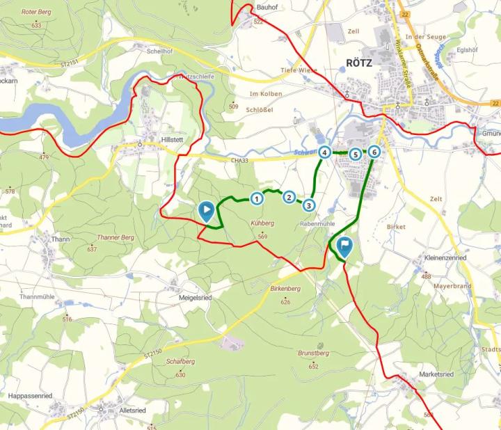 Trans Bayerwald Umleitung Rötz 2025